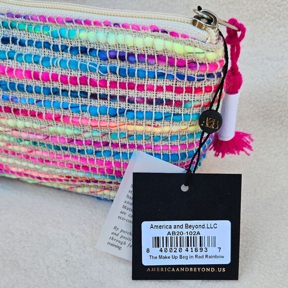 America and Beyond The Make Up Bag in Rad Rainbow - Picture 8 of 12